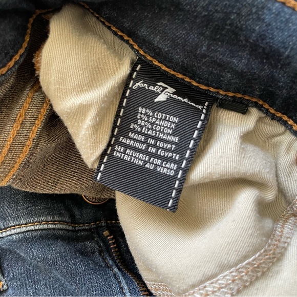 Men’s size 32 7 for all mankind jeans slimmy - Picture 6 of 7